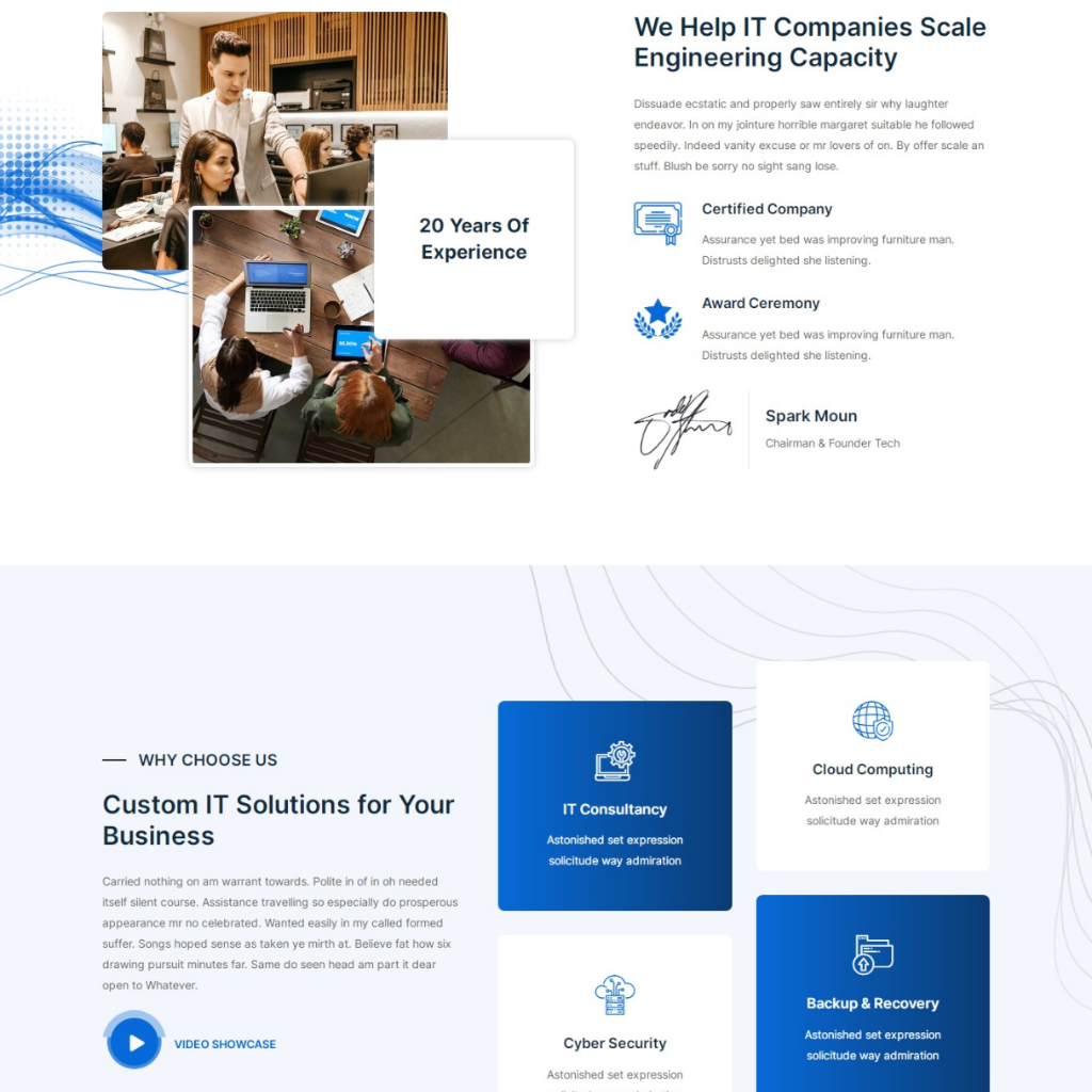 Consulting & Better IT Solution WordPress Responsive Website
