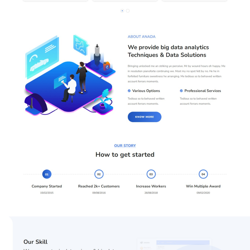 Data Science & Analytics Saas WordPress Responsive Website