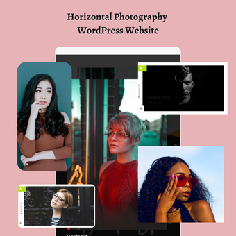 Horizontal Photography WordPress Responsive Website