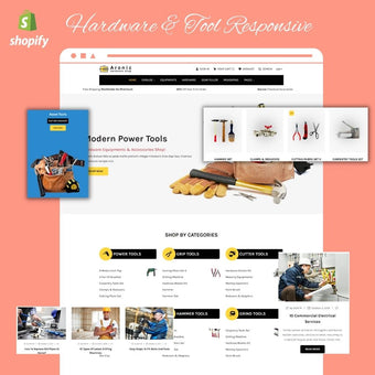 Hardware & Tool Responsive Shopify Shopping Website
