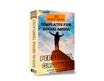 30 Ultimate Personal Growth V 1.2 Social Media Posts Canva Templates