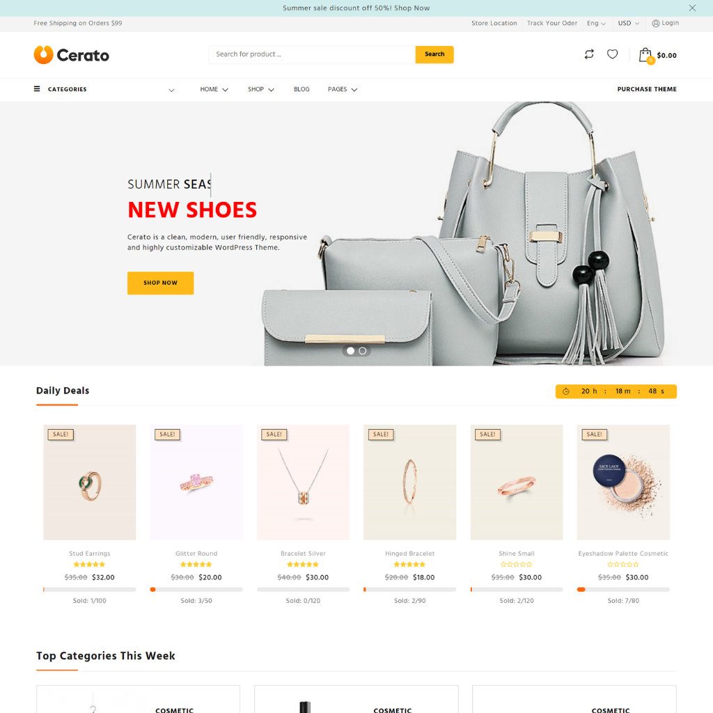 Multipurpose Elementor WooCommerce WordPress Responsive Website