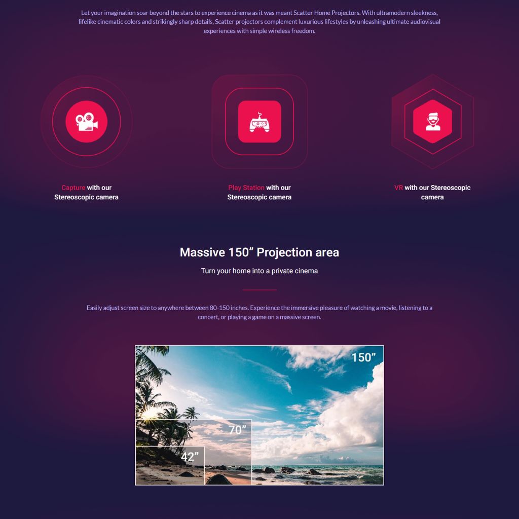 Best Projector Shop or Product Shopify site Designing