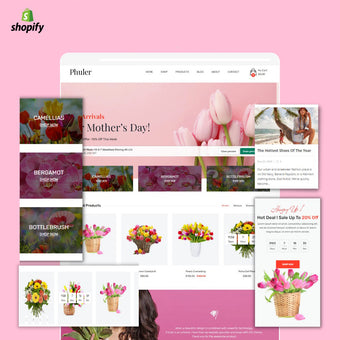 Flower and Bakery store shopify website