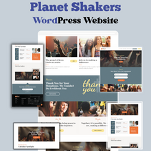 Planet Shakers WordPress Responsive Website