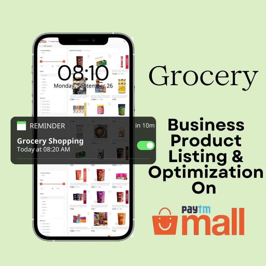Grocery Business Product Listing & Optimization On paytm mall