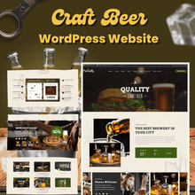 Craft Beer WordPress Responsive Website