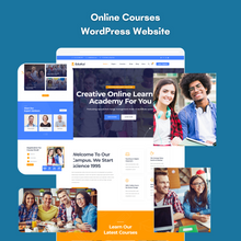 Online Courses WordPress Responsive Website