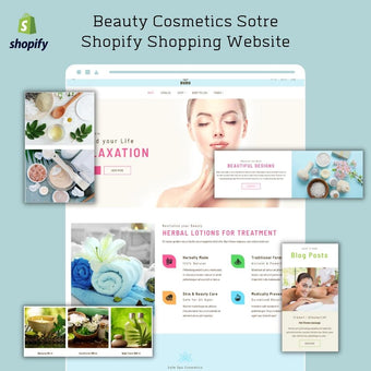 Beauty Cosmetics Sotre Shopify Shopping Website