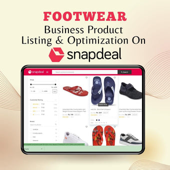Footwear Business Product Listing & Optimization On Snapdeal