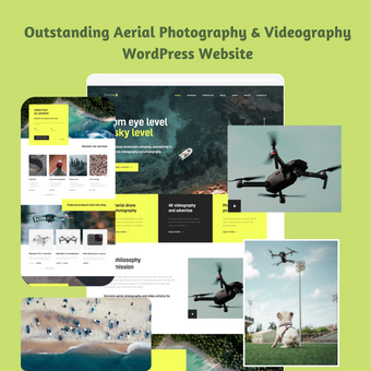 Outstanding Aerial Photography & Videography WordPress Responsive Website