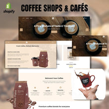 Coffee Shops & Cafés Shopify Shopping Website