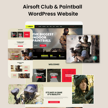 Airsoft Club & Paintball WordPress Responsive Website