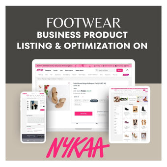 Footwear Business Product Listing & Optimization On Naykaa