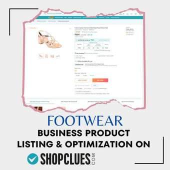 Footwear Business Product Listing & Optimization On Shopclues