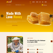 Beekeeping & Honey WordPress Responsive Website