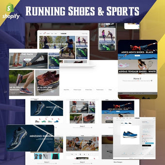 Running Shoes & Sports Shopify Shopping Website