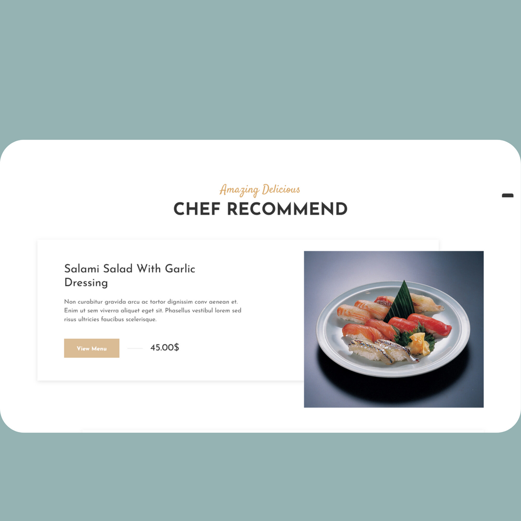 Food Recipes WordPress Responsive Website