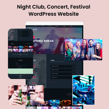 Night Club, Concert, Festival WordPress Responsive Website