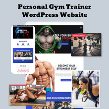 Personal Gym Trainer WordPress Responsive Website