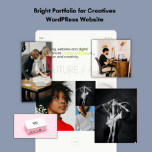 Bright Portfolio for Creatives WordPress Responsive Website