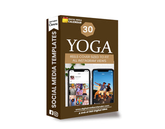 30 Ultimate Yoga V 1.1 Social Media Posts Canva Templates