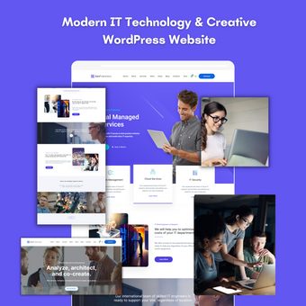 Modern IT Technology & Creative WordPress Responsive Website