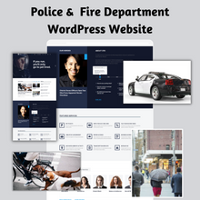 Police &  Fire Department WordPress Responsive Website