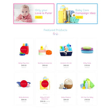 Infants & Baby Care Store Shopify Shopping Website