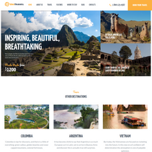 Travel Agency & Tourism Bureau WordPress Responsive Website
