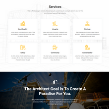 Create Paradise Architecture WordPress Responsive Website