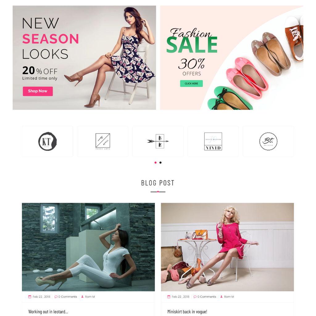 Fashion Shoes For Women Shopify Shopping Website