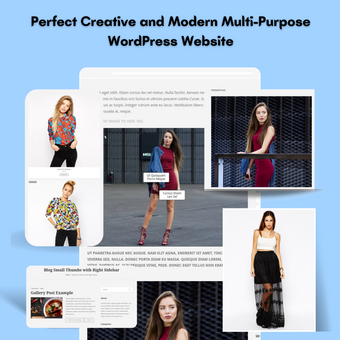 Perfect Creative and Modern Multi-Purpose WordPress Responsive Website