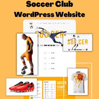 Soccer Club WordPress Responsive Website