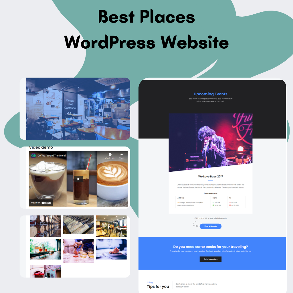 Best Places WordPress Responsive Website