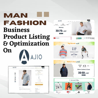 Men's Fashion Business Product Listing & Optimization On AJio