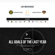 Soccer Club WordPress Responsive Website