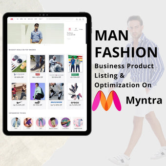 Men's Fashion Business Product Listing & Optimization On Myntra