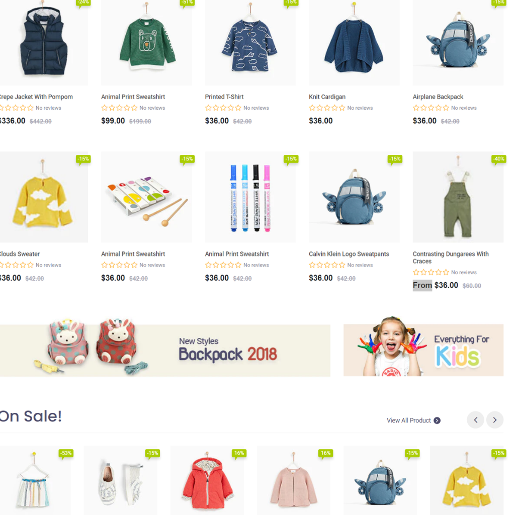 Multi Store Responsive Shopify  Shopping Website