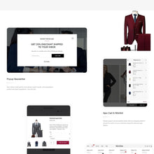 Fashion Vest & Suits Responsive Store Shopify Shopping Website