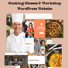 Cooking Classes & Workshop WordPress Responsive Website