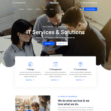 IT  Services & Solutions WordPress Responsive Website