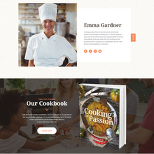 Cooking Classes & Workshop WordPress Responsive Website