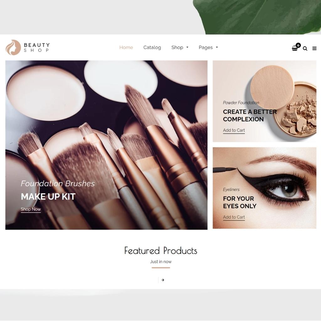 Beauty Store Shopify Shopping Website