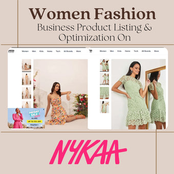 Women Fashion Business Product Listing & Optimization On Naykaa
