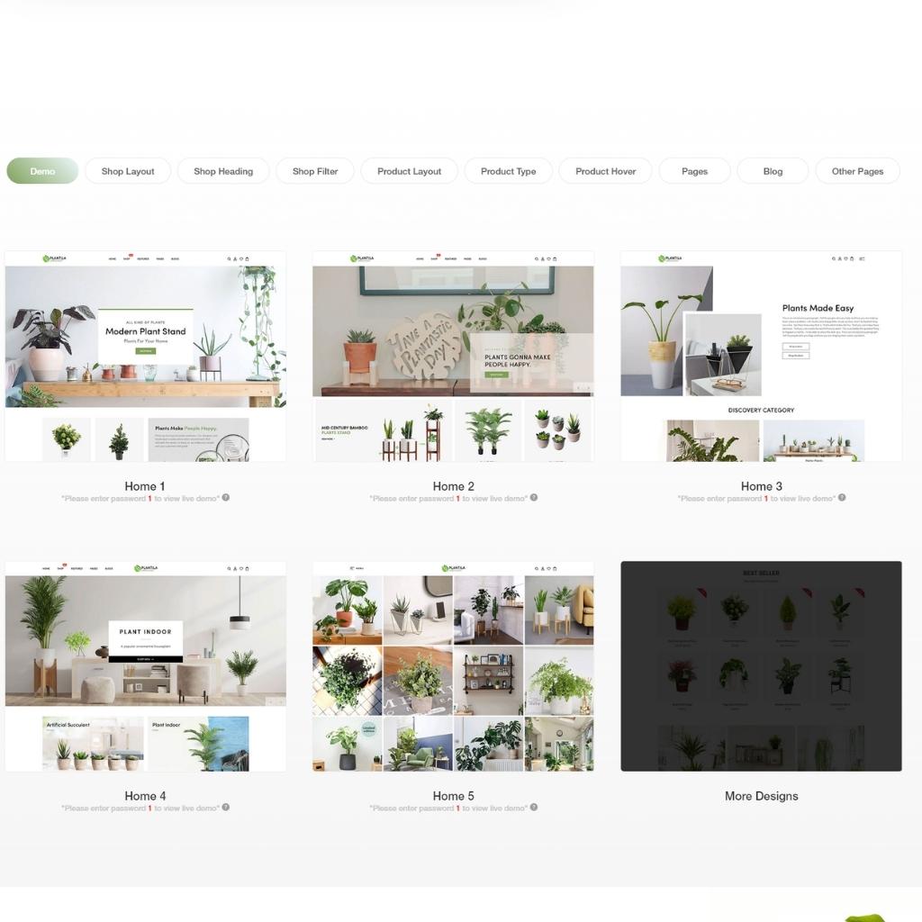 Gardening & Houseplants Shopify Shopping Website