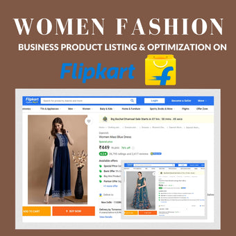 Women Fashion Business Product Listing & Optimization On Flipkart