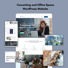 Coworking and Office Space WordPress Responsive Website