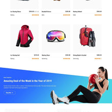 Sports Store Shopify Shopping Website