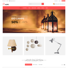 Modern Lamp  Shopify Shopping Website